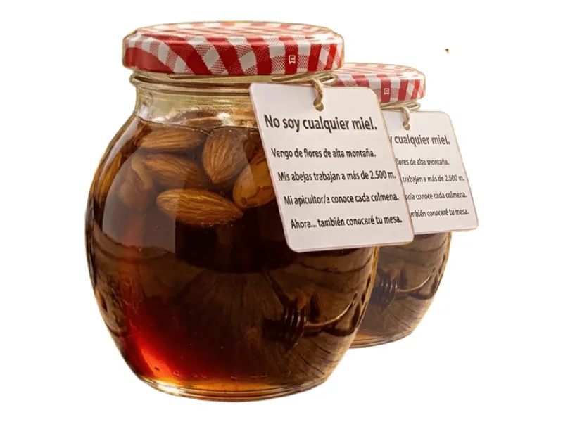 Miel con nueces